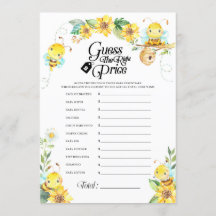 ビー赤ちゃんシャワー価格ゲーム