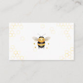 ビー赤ちゃんシャワー男の子または女の子の甘おむつラッフル エンクロージャーカード (裏面)