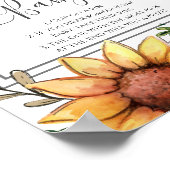 ビー赤ちゃんシャワー言わないベビーパーティーゲームポスター ポスター (角)