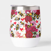 ビー鉱山甘いハニカム茎のないワインタンブラー (右面)