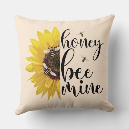 ビー鉱山 |はちみつ蜂の巣枕、はちみつ蜂の巣箱 クッション (裏面)