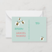 ビー鉱山 ノートカード (裏面)