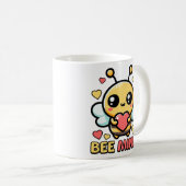 ビー鉱山！可愛ブンブンいう音いBe Pun Cartoon コーヒーマグカップ (正面右)