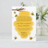 ビー長距離ベビーシャワーインサート エンクロージャーカード (スタンド正面)