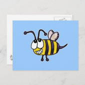 ビー間抜けゴッドが私を愛しているのは ポストカード (正面/裏面)