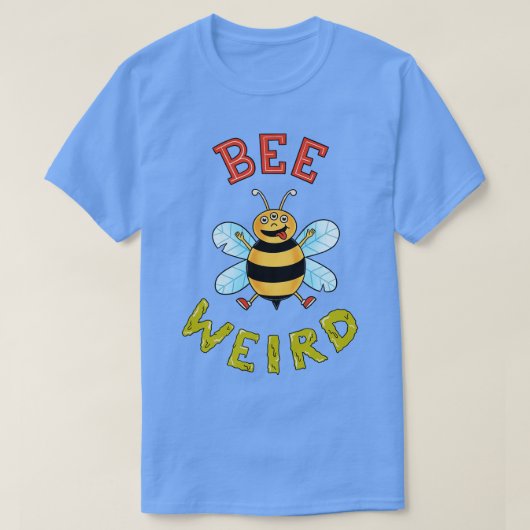 ビー風変わり Tシャツ (デザイン正面)