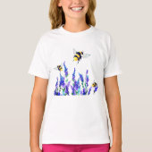 ビー飛んでいるズTシャツ Tシャツ (正面)