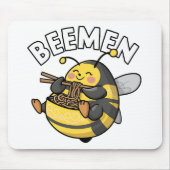 ビー食べラーメン=米免 マウスパッド (正面)