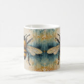 ビー鮮やかト水彩模様 コーヒーマグカップ (中央)