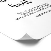 ビー – おしゃぶり狩りベビーシャワーゲーム ポスター (角)