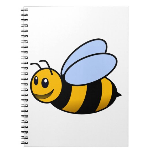 ビー – かわいい ノートブック (正面)