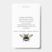 ビー・アンド・クラウンビジネス バッジ (裏面)