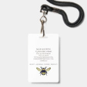 ビー・アンド・クラウンビジネス バッジ (裏面（ネックストラップ付）)