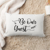 『ビー·アー·ゲスト』装飾用クッション ランバークッション (ブランケット)