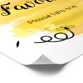 ビー・ウォーター・カラー・フェイスサイン ポスター (角)