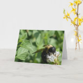 ビー カード (黄色い花)