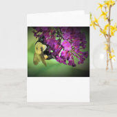 ビー、カード カード (黄色い花)