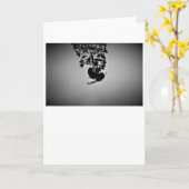 ビー、カード カード (黄色い花)