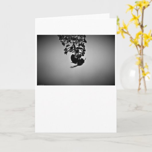 ビー、カード カード (黄色い花)