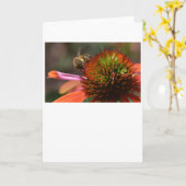 ビー、カード カード (黄色い花)