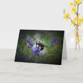 ビー、カード カード (黄色い花)