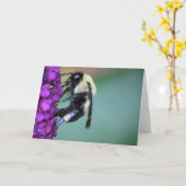 ビー、カード カード (黄色い花)