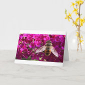 ビー、カード カード (黄色い花)