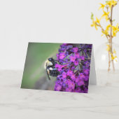 ビー、カード カード (黄色い花)