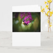 ビー、カード カード (黄色い花)