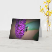 ビー、カード カード (黄色い花)