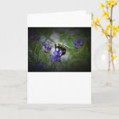 ビー、カード カード (黄色い花)