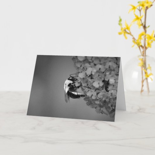 ビー、カード カード (黄色い花)