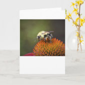 ビー、カード カード (黄色い花)