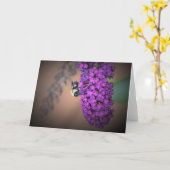 ビー、カード カード (黄色い花)