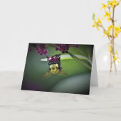 ビー、カード カード (黄色い花)