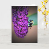 ビー、カード カード (黄色い花)