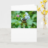 ビー、カード カード (黄色い花)