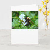 ビー、カード カード (黄色い花)