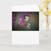 ビー、カード カード (黄色い花)