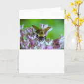 ビー、カード カード (黄色い花)