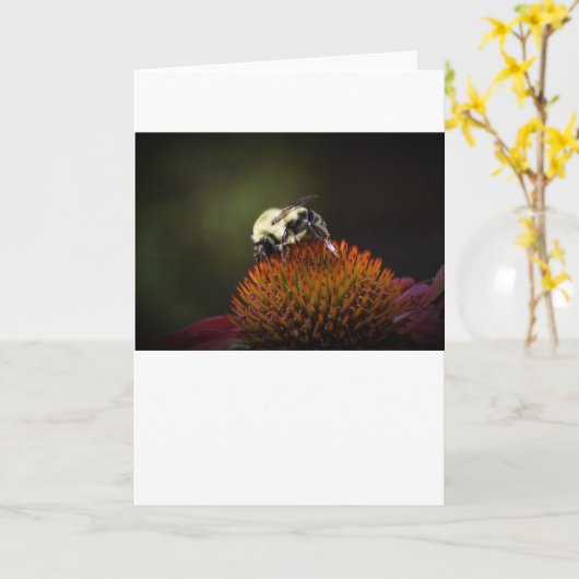 ビー、カード カード (黄色い花)