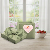 ビー スウィート ストロベリー フェイバー ギフト 1st バースデー ハートシール