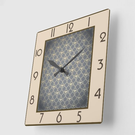 ビー スクエア壁時計 (傾斜)