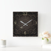 ビー スクエア壁時計 (ホーム)