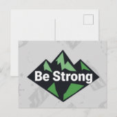 ビー・ストロング・ジオメトリック シーズンポストカード (正面/裏面)