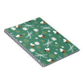 ビー・トンボ・花らせん手帳 ノートブック (右側)