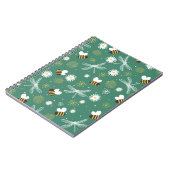 ビー・トンボ・花らせん手帳 ノートブック (左側)