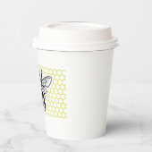 ビー&ハニカム紙カップ 紙コップ (左)