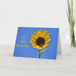 ビー・ヒマワリ未来卒業カード カード