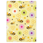 ビー&フラワー クリップボード (裏面)